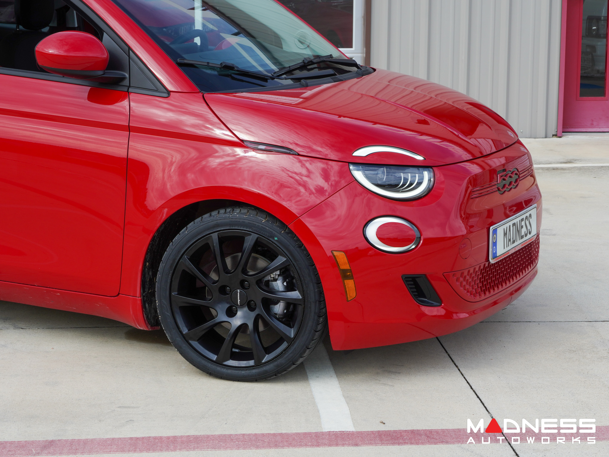 FIAT 500e Gen2 Custom Wheels - Irmscher - Turbo Star - Satin Black - Set of 4 - 17"